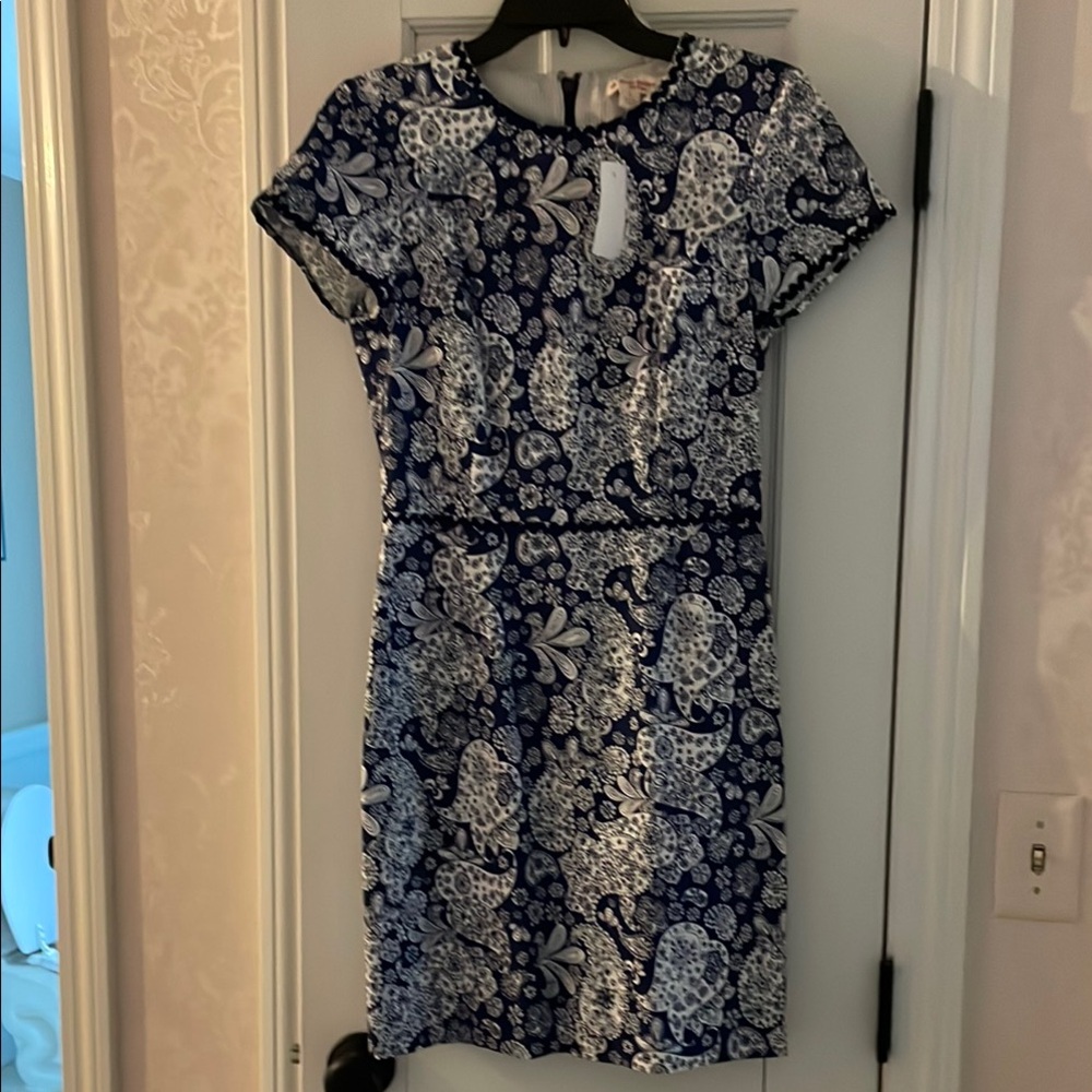 Brooks Brothers Floral Blue Dress